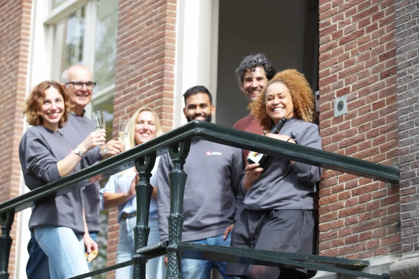 Bootcampdeelnemers bij Amsterdam Data Academy